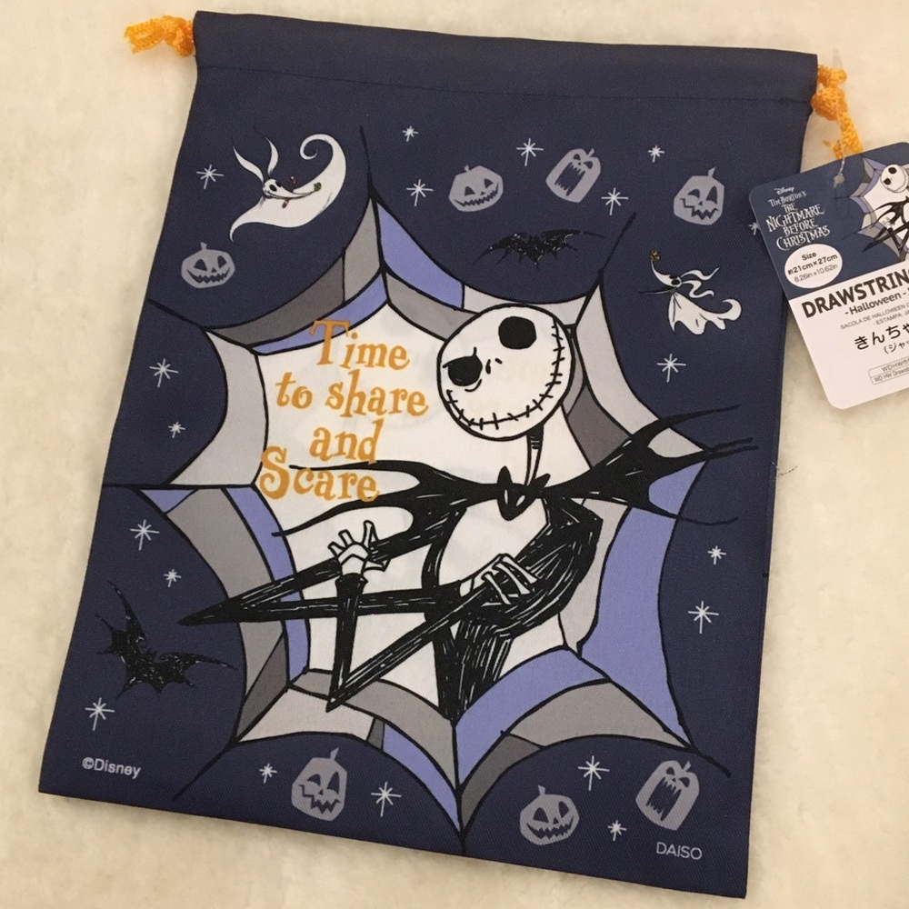 NBC Jack Skellington Halloween Mini Drawstring Bag